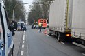 Pklemm Fahrer ueberrollt vom eigenen LKW Verstorben Koeln Dellbrueck Paffratherstr Walterstr P20
